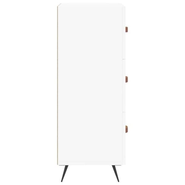 Maison Exclusive - Valkoinen buffet 34,5x34x90 cm insinööripuuta Vit