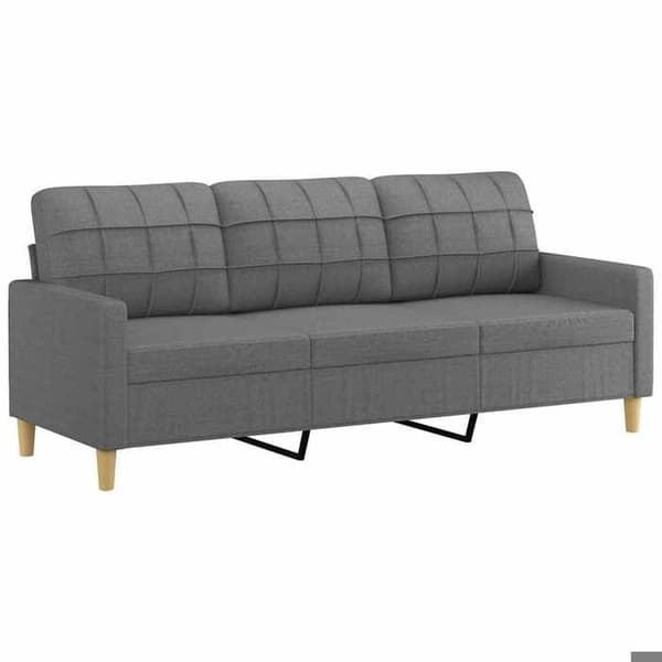Maison Exclusive - 3-personers sofa i mørkegrå 180 cm stof
