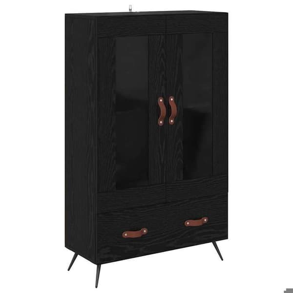 Hög möbel - EXKLUSIVT HEM - Exklusivt Hem - Trä & glas - Svart - Nutida