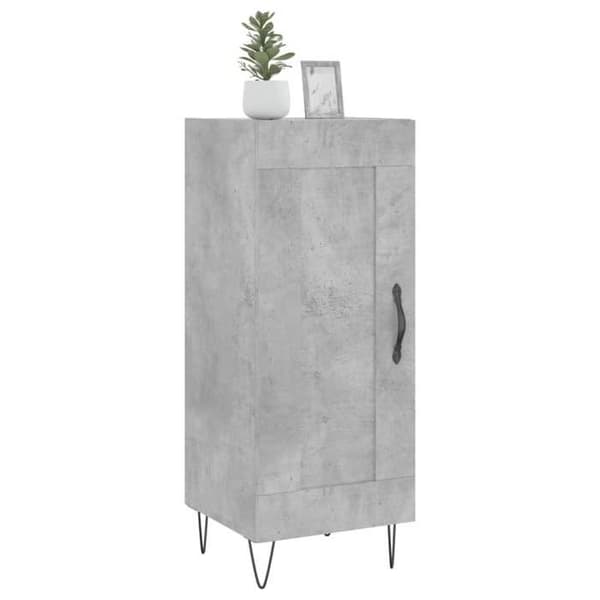 Maison Exclusive - Buffé Grå betong 34,5x34x90 cm Ingenjörsträ