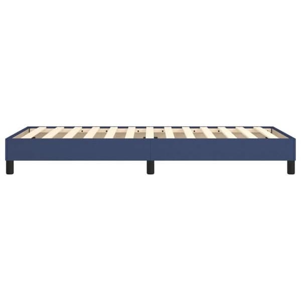 Maison Exclusive - Blå sengeramme med lameller 80x200 cm stof blå