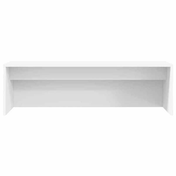Maison Exclusive - Väggkontor Vit Ingenjörsträ 100 x 45 x 30 cm Vit