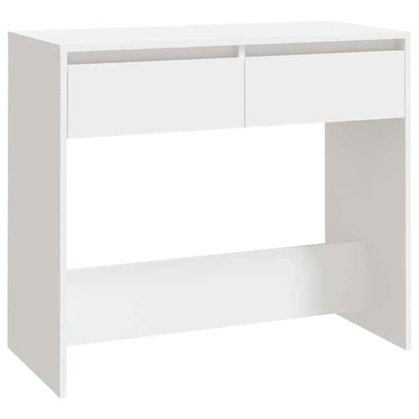 Maison Exclusive - Konsolbord Hvid 89x41x76,5 cm Stål Vit