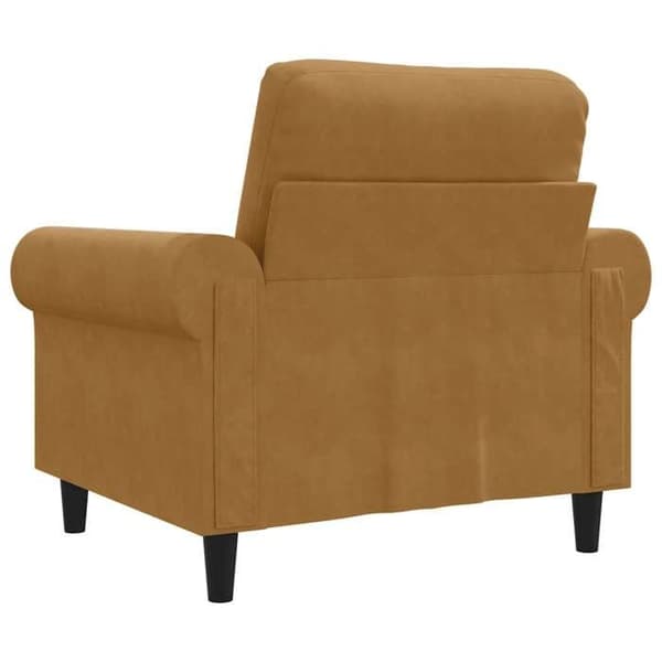 Maison Exclusive - Ruskea nojatuoli 60 cm samettia