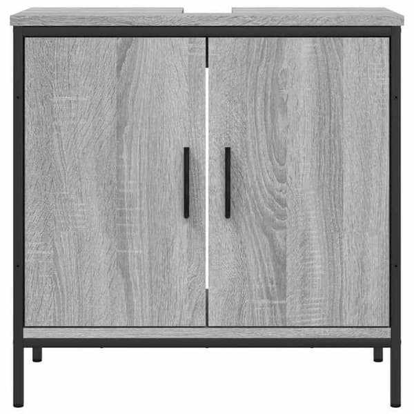 Maison Exclusive - Badeværelsesskab med vask sonoma grå 60x30x60 cm