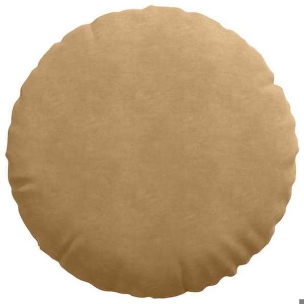 Istuinalusta - EXKLUSIIVINEN KOTI - Ø60 x 21 cm - Ruskea sametti - Pyöreä - 2 kpl brun