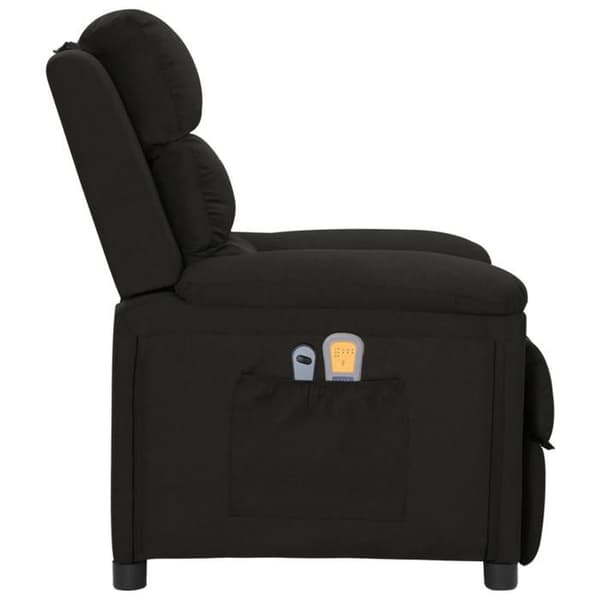 Maison Exclusive - Elektrisk massage stol Sort Stof