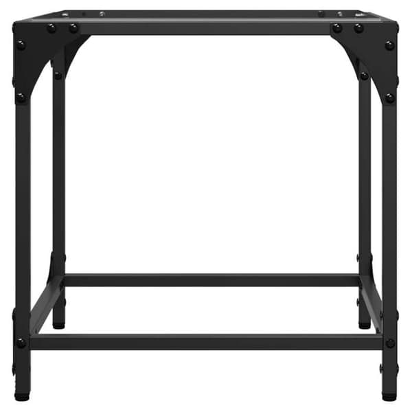 Bord - EKSKLUSIV HUS - 40x40x40 cm - Glasplade - Inox struktur - Nem vedligeholdelse
