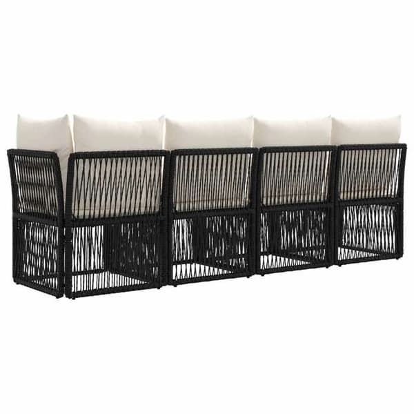 Maison Exclusive - Soffa 4 platser med vänster armstöd 4 pc 4-Antal platser