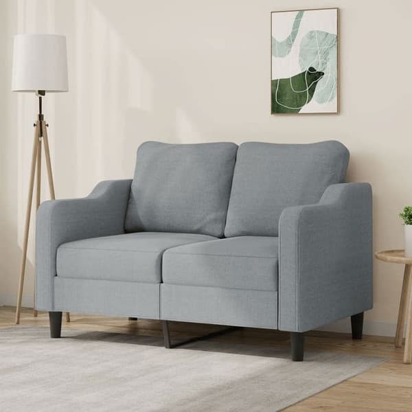 Maison Exclusive - 2-personers sofa i lys grå 120 cm stof