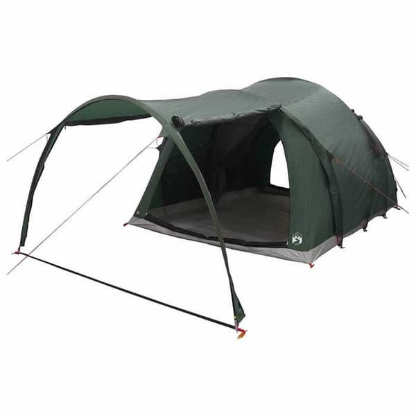 Maison Exclusive - Tunnel telt Grøn armé 6 personer Polyester og Stål