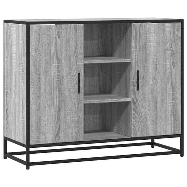 Maison Exclusive - Buffet sonoma grå 92x35x76 cm ingeniørtræ