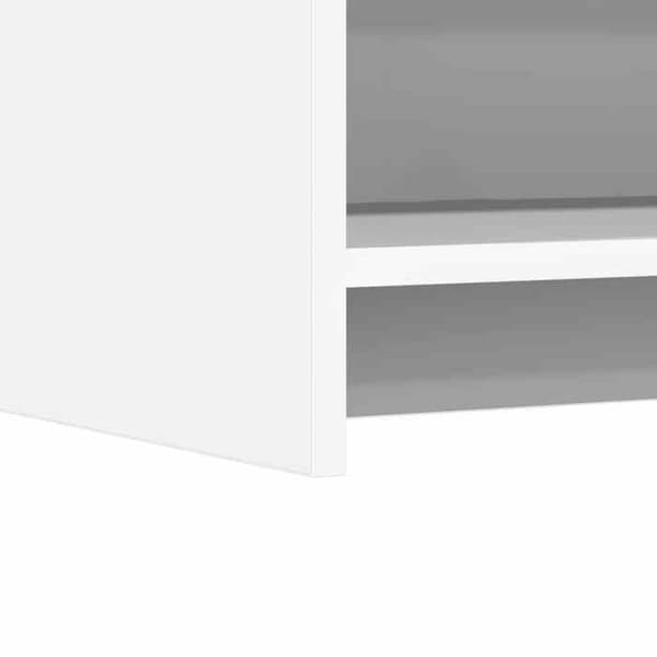 Maison Exclusive - Buffé Vit 75 x 36 x 80 cm Ingenjörsträ