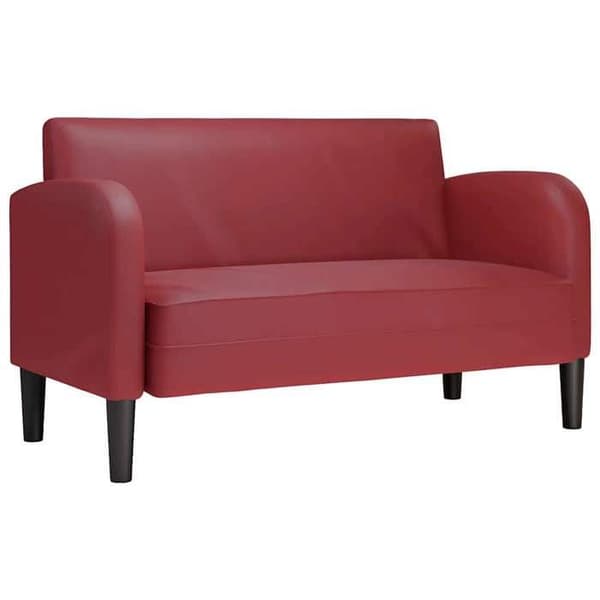 Maison Exclusive - Rød bordeaux 110 cm læderlook sofa