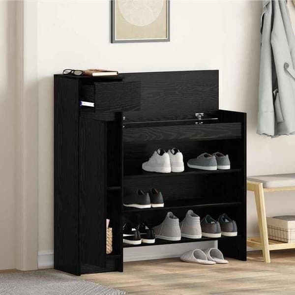 Maison Exclusive - Skoskab 100,5 x 28 x 100 cm Ingeniørtræ