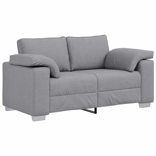 Maison Exclusive - Soffa 3 delar Ljusgrå tyg