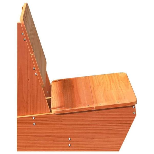 Maison Exclusive - Havestole sæt af 2 voksbrune 60x64x70,5 cm