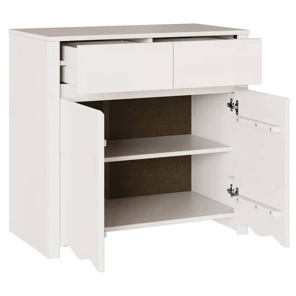Buffé - EXKLUSIVT HUS - Drammen - Massivt furu - Vit - 79 x 43 x 75.5 cm Vit