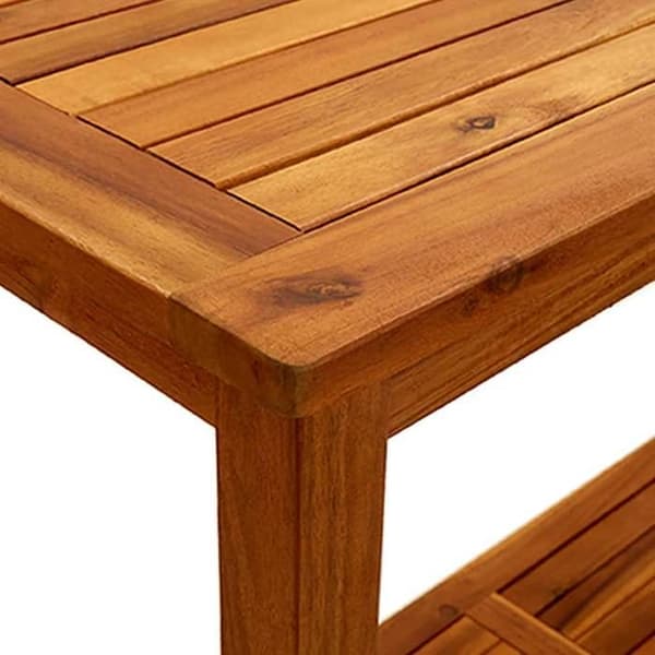 Maison Exclusive - Havekonsolbord 110x40x75 cm Solid akacietræ