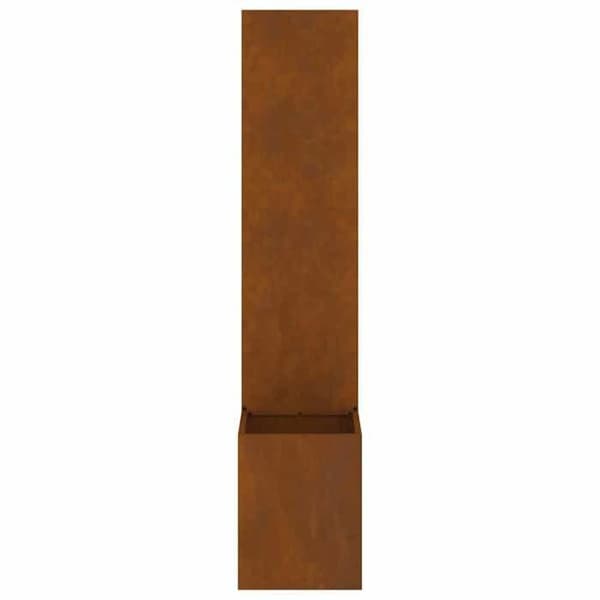 Exklusivt hus - Rostig trädgårdsskyddsskärm 32 x 32 x 150 cm