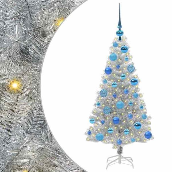 Maison Exclusive - Sølv Juletræ 120 cm PET Pengar