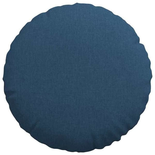 Maison Exclusive - Sittkuddar 2 st Tyg Blå Ø50 x 19 cm