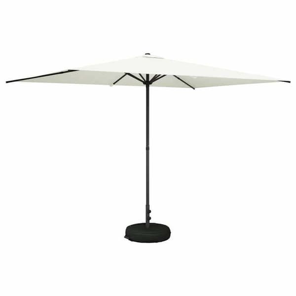 Maison Exclusive - Trädgårdsparasol med bas 200 x 300 cm Polyester