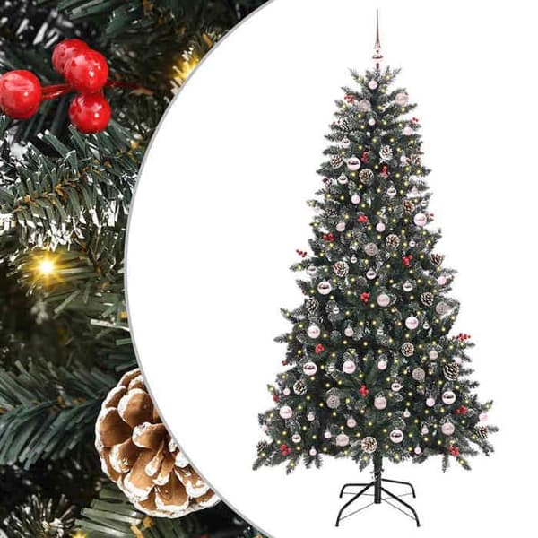 Tekokuusi - EXCLUSIVE KOTI - 210 cm - Vihreä - LED USB - PVC & teräs Grön