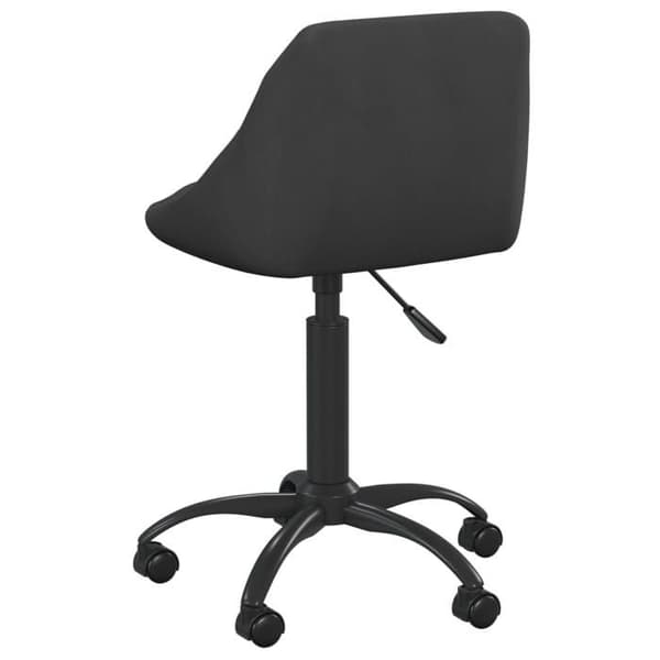 Maison Exclusive - Kontorstol Sort Velour