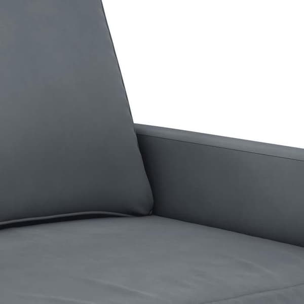 Maison Exclusive - Tummanharmaa 2-paikkainen sohva 140 cm Sametti