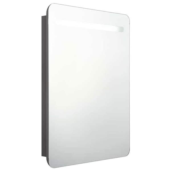 Maison Exclusive - LED-peilikaappi harmaa 60x11x80 cm