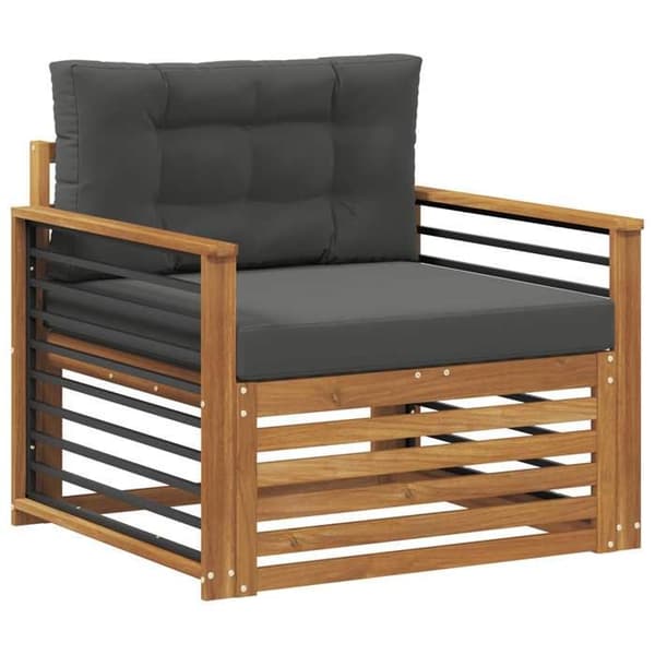 Maison Exclusive - Udendørs sofa i massivt akacietræ og polyester