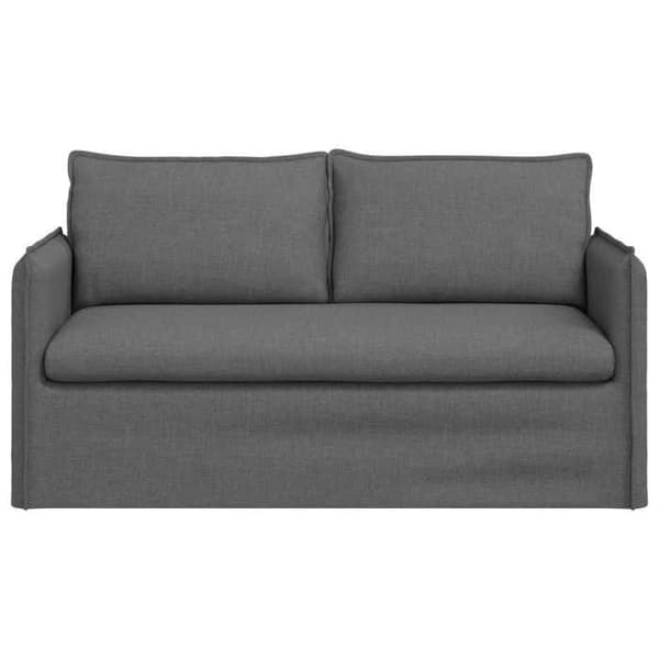 Soffa - EXKLUSIVT HUS - 156 x 82 x 85 cm - Mörkgrå - Tyg - Modulär design Mörkgrå