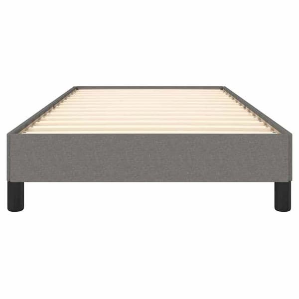 Sängynrunko - EXKLUSIIVINEN KOTI - 80x200 cm - Tummanharmaa - Polyesterikangas - Laatikkomatto Mörkgrå