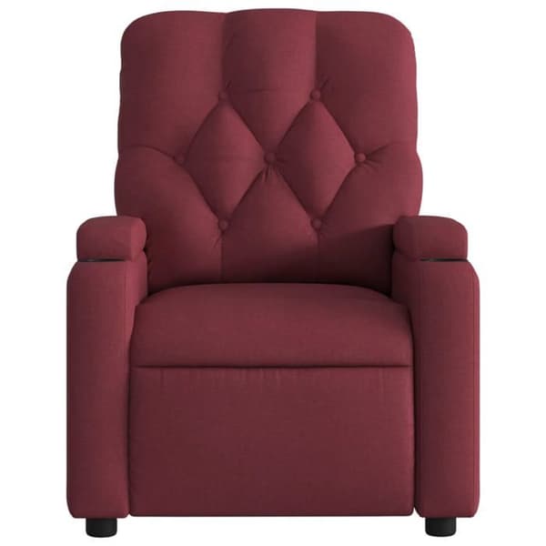 Maison Exclusive - Recliner Röd vinröd Tyg