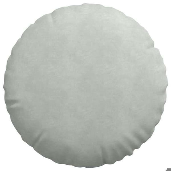 Sittkuddar - EXKLUSIVT HEM - Ø60 x 21 cm - Sammet - Ljusgrå - Set om 2 Ljusgrått
