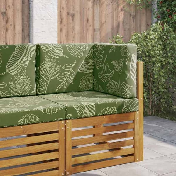 Utomhus sittkudde - EXKLUSIVT HEM - Blad - Grön - Polyester - Avtagbart blixtlåsöverdrag