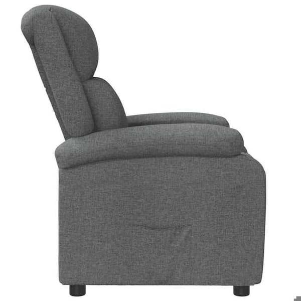 Maison Exclusive - Grått tyg reclinerfåtölj