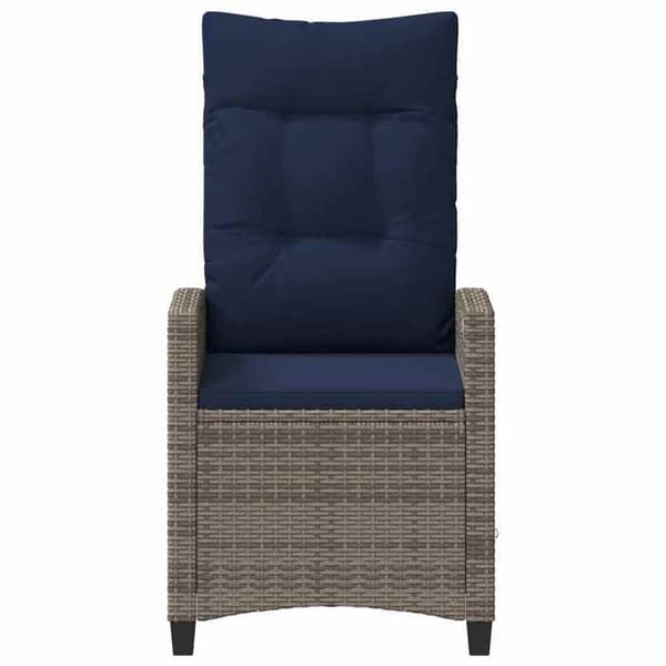 Maison Exclusive - Lutande trädgårdsstol 56 x 60 x 112 cm stål