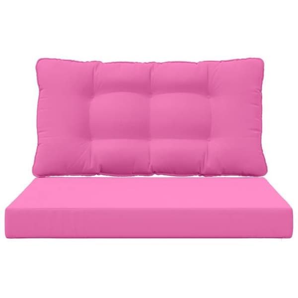 Utomhus soffkudde - EXKLUSIV HEM - 80 x 68,5 cm - Polyester - Rosa - Avtagbart blixtlås fodral Ros