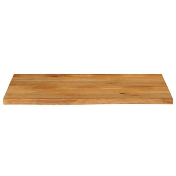 Live edge bordsskiva 100x60x2,5cm massivt mangoträ0 [cm] Brun