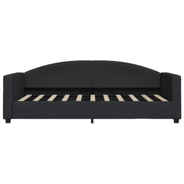 Maison Exclusive - Sengebænk med sort madras 90x190 cm stof