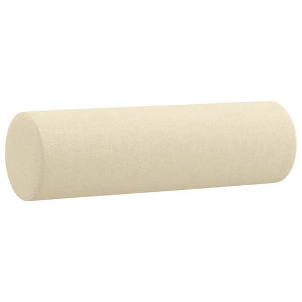 Maison Exclusive - Set med 2 soffor med kuddar i krämfärgad tyg Grädde