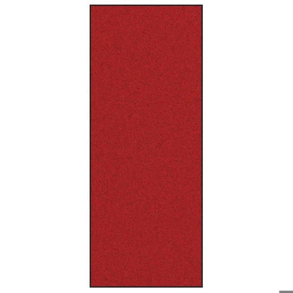 Maison Exclusive - Punainen ja musta sisäänkäyntimatto 120 x 300 cm 100% polyamidia