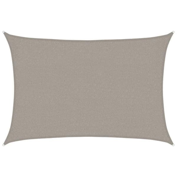 Maison Exclusive - Skygge-sejl 160 g/m² rektangulær lys grå 2x2,5 m PEHD