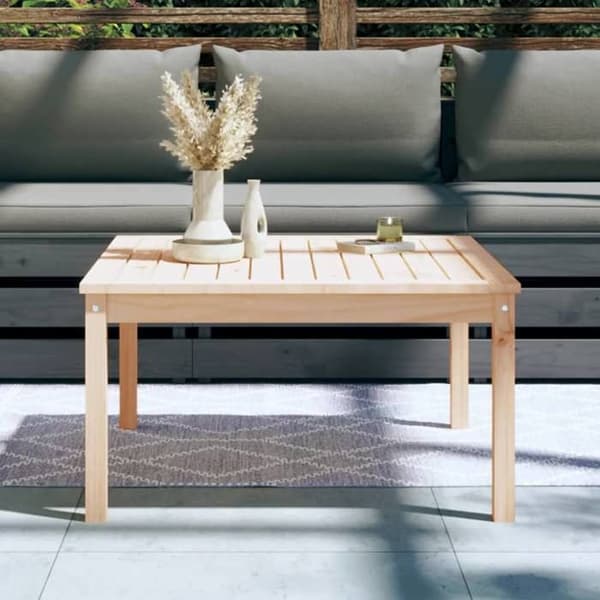 Maison Exclusive - Puutarhapöytä 82,5x82,5x45 cm massiivipuusta