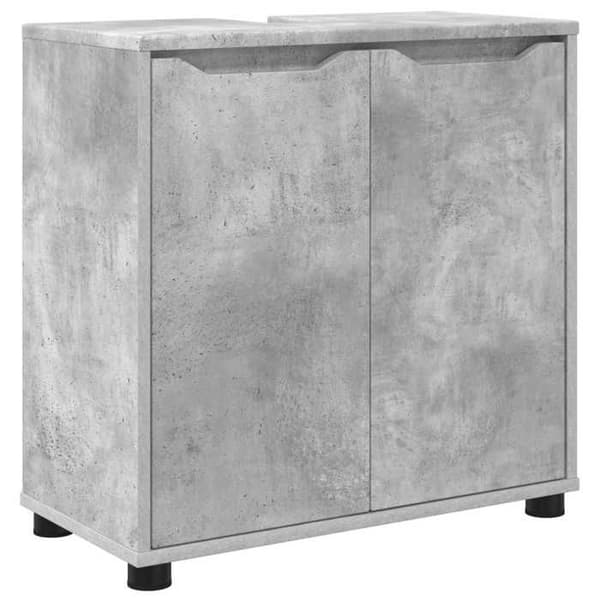 Maison Exclusive - Badeværelsesvaskeskab Grå beton 60 x 30 x 60 cm