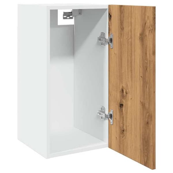 Maison Exclusive - Hængeskab "Lyon" Håndlavet Eg 30 x 31 x 60 cm Ingeniørtræ