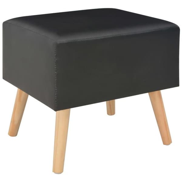 Maison Exclusive - Natbord Sort 40x35x40 cm Simillæder Matte svart