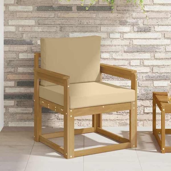 Maison Exclusive - Udendørs Sofa i Polyester Hvid og Beige